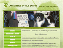 Tablet Screenshot of lancastersofgoldcanyon.com